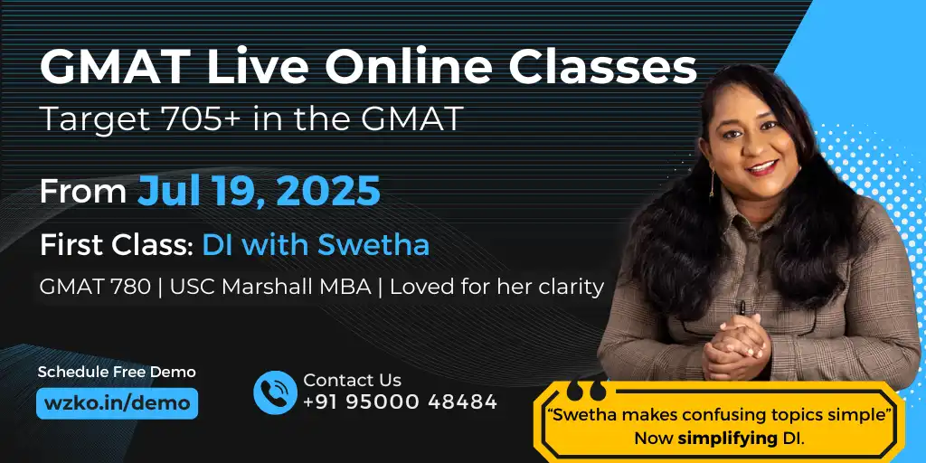 GMAT Live Online Batch July 19 2025