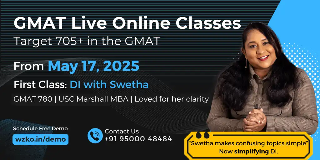 GMAT Live Online Classes May 17 2025