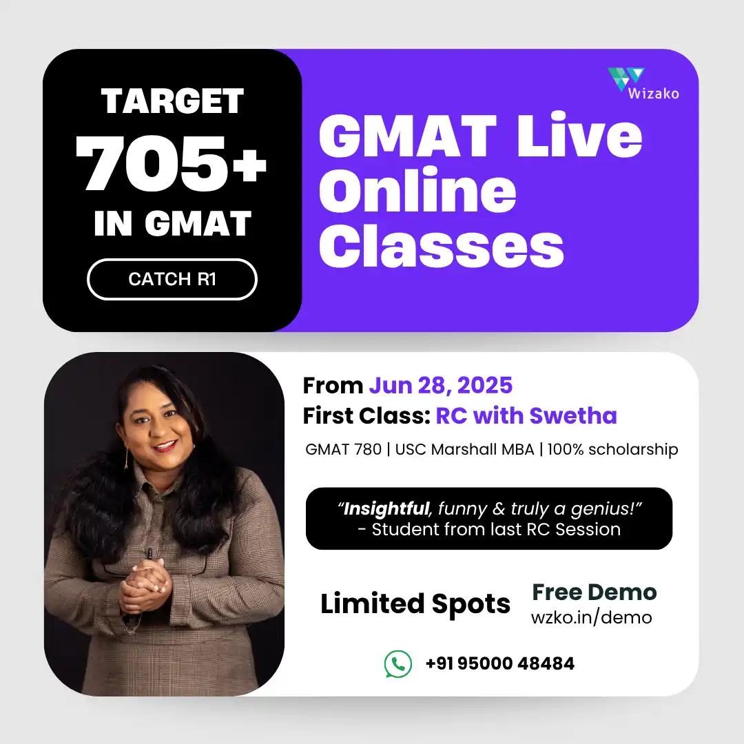 GMAT Live Online Class June 28 2025